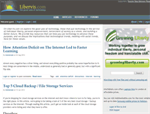 Tablet Screenshot of libervis.com